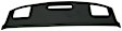 1984 Chevrolet Corvette - Dash Cover, Black, Molded; Overlay Over Factory Dash, Center Speaker, Dash Cap Series