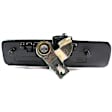 Front, Driver Side Smooth Black Exterior Door Handle, Without Key Hole