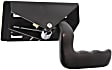 Front, Passenger Side Interior Door Handle, Textured Black, without Door Lock Hole, without Bezel, 4-Door, Sport Utility