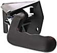 Front, Passenger Side Interior Door Handle, Textured Black, without Door Lock Hole, without Bezel, 4-Door, Sport Utility