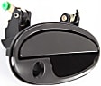 2004-2005 Chevrolet Classic - Front, Passenger Side Smooth Black Exterior Door Handle, With Key Hole