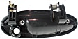 1997 Pontiac Grand Prix SE - Front, Driver Side Smooth Black Exterior Door Handle, With Key Hole