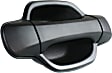 Front, Passenger Side Textured Black Exterior Door Handle, Without Key Hole