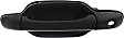 Front, Driver Side Textured Black Exterior Door Handle, With Key Hole