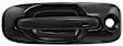 Front, Driver Side Smooth Black Exterior Door Handle, With Key Hole