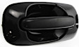 Front, Driver Side Smooth Black Exterior Door Handle, With Key Hole