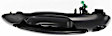 Front, Driver Side Smooth Black Exterior Door Handle, With Key Hole
