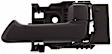 Front or Rear, Passenger Side Interior Door Handle, Textured Black, With Door Lock Button