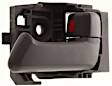 Front or Rear, Passenger Side Interior Door Handle, Textured Black, With Door Lock Button