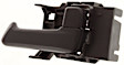 Front or Rear, Passenger Side Interior Door Handle, Textured Black, With Door Lock Button