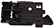 Front or Rear, Passenger Side Interior Door Handle, Textured Black, With Door Lock Button