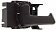 Front or Rear, Driver Side Interior Door Handle, Textured Black, With Door Lock Button