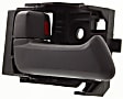 Front or Rear, Driver Side Interior Door Handle, Textured Black, With Door Lock Button