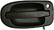 Front, Passenger Side Textured Black Exterior Door Handle, With Key Hole