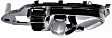 Front or Rear, Passenger Side Interior Door Handle, Chrome, With Door Lock Button