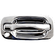 Front, Passenger Side Chrome Exterior Door Handle, With Key Hole