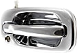Front, Passenger Side Chrome Exterior Door Handle, With Key Hole
