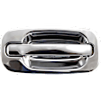 Front, Passenger Side Chrome Exterior Door Handle, Without Key Hole