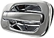 Front, Passenger Side Chrome Exterior Door Handle, Without Key Hole