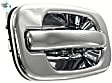 Front, Passenger Side Chrome Exterior Door Handle, Without Key Hole