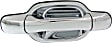 Front, Passenger Side Chrome Exterior Door Handle, Without Key Hole