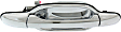 Front, Passenger Side Chrome Exterior Door Handle, Without Key Hole