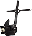 Front, Passenger Side Manual Window Regulator, Hand-Crank Type