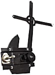 Front, Passenger Side Manual Window Regulator, Hand-Crank Type