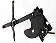 Front, Driver Side Manual Window Regulator, Hand-Crank Type