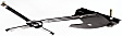 Front, Driver Side Manual Window Regulator, Hand-Crank Type