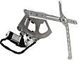 Front, Driver Side Power Window Regulator, With Motor