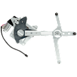 1999 Chevrolet S10 - Front, Driver Side Power Window Regulator, With Motor