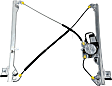 Front, Passenger Side Power Window Regulator, With Motor