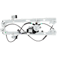 Front, Driver Side Power Window Regulator, With Motor
