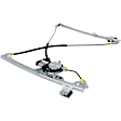 Front, Driver Side Power Window Regulator, With Motor