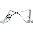Front, Driver Side Power Window Regulator, With Motor