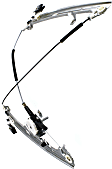 Front, Passenger Side Manual Window Regulator, Without Motor