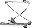 Front, Passenger Side Manual Window Regulator, Without Motor
