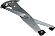 1997-2005 Chevrolet Venture - Front, Driver Side Power Window Regulator, Without Motor