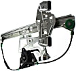 Front, Passenger Side Power Window Regulator, With Motor