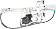 Front, Driver Side Power Window Regulator, With Motor
