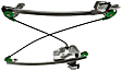 Front, Passenger Side Power Window Regulator, Without Motor