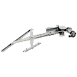 Front, Driver Side Power Window Regulator, With Motor