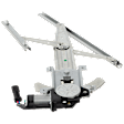 Front, Driver Side Power Window Regulator, With Motor