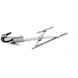 Front, Driver Side Power Window Regulator, With Motor