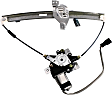 Front, Driver Side Power Window Regulator, With Motor