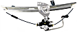 Front, Driver Side Power Window Regulator, With Motor