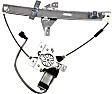 Front, Driver Side Power Window Regulator, With Motor