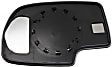 Passenger Side Mirror Glass, Non-Heated, Non-Towing, No Blind Spot Feature, Convex, With Backing Plate