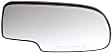 Passenger Side Mirror Glass, Non-Heated, Non-Towing, No Blind Spot Feature, Convex, With Backing Plate